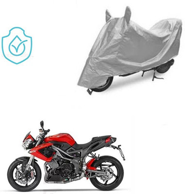 saanvi Two Wheeler Cover for DSK Benelli(TNT R, Silver)