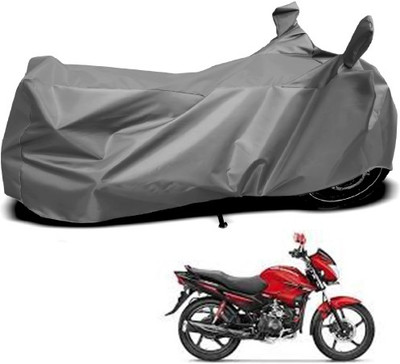 Gavya Waterproof Two Wheeler Cover for Hero(Glamour FI, Grey)