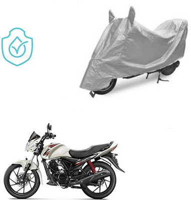 saanvi Two Wheeler Cover for Suzuki(Sling Shot, Silver)