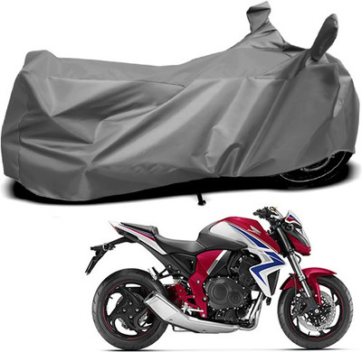 THE REAL ARV Waterproof Two Wheeler Cover for Honda(CB 1000R, Grey)