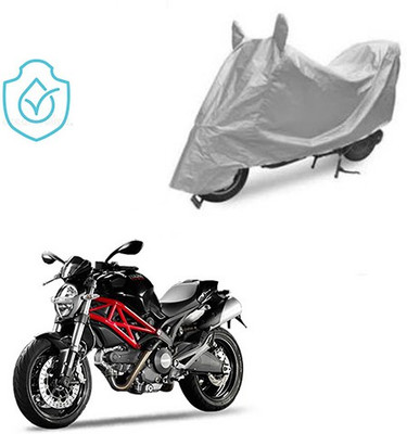 saanvi Two Wheeler Cover for Ducati(Monster 796 S2R, Silver)