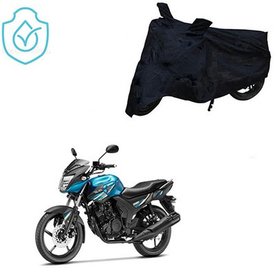 saanvi Two Wheeler Cover for Yamaha(SZ-RR, Black)