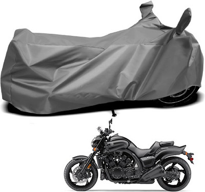 THE REAL ARV Waterproof Two Wheeler Cover for Yamaha(VMAX, Grey)