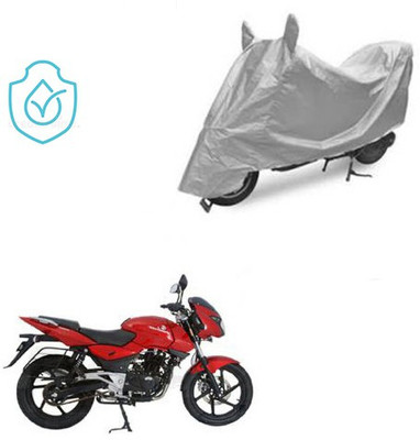 saanvi Two Wheeler Cover for Bajaj(Pulsar 200 NS DTS-i, Silver)