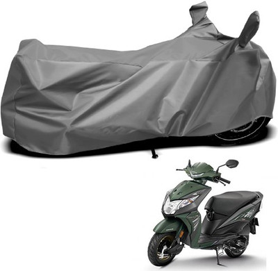 THE REAL ARV Waterproof Two Wheeler Cover for Honda(Dio, Grey)