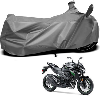 MMSSTAR Waterproof Two Wheeler Cover for Kawasaki(Z800, Grey)