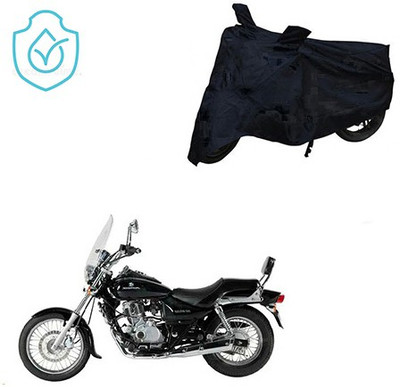 saanvi Two Wheeler Cover for Bajaj(Avenger 220 DTS-i, Black)