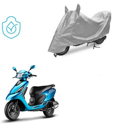 saanvi Two Wheeler Cover for TVS(Zest, Silver)