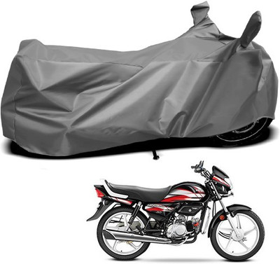 Gavya Waterproof Two Wheeler Cover for Hero(CD deluxe, Grey)