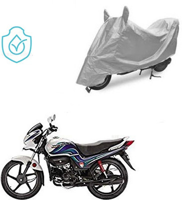 saanvi Two Wheeler Cover for Hero(Passion Pro TR, Silver)