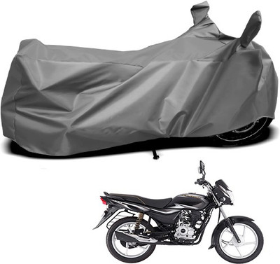 Gavya Waterproof Two Wheeler Cover for Bajaj(Platina 100 DTS-i, Grey)