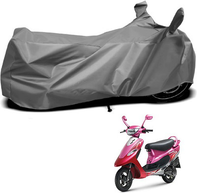 THE REAL ARV Two Wheeler Cover for TVS(Scooty Pep+, Grey)