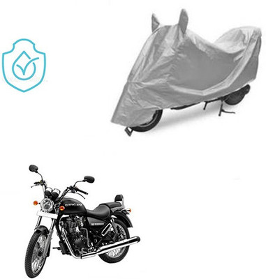 Feel heaven Two Wheeler Cover for Royal Enfield(Thunderbird 350, Silver)