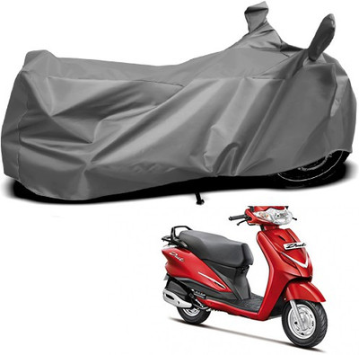 THE REAL ARV Waterproof Two Wheeler Cover for Hero(Duet, Grey)