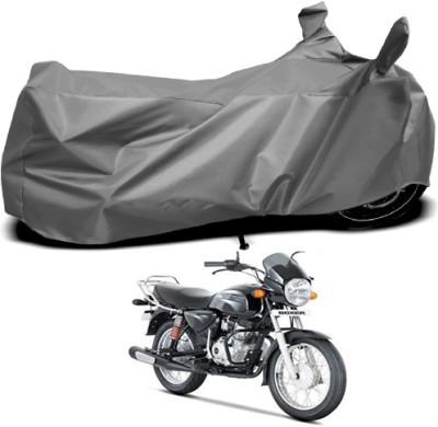 THE REAL ARV Waterproof Two Wheeler Cover for Bajaj(Boxer, Grey)