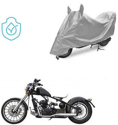 saanvi Two Wheeler Cover for Harley Davidson(Bobber 350, Silver)