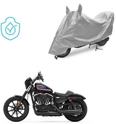 saanvi Two Wheeler Cover for Harley Davidson(XL 1200, Silver)