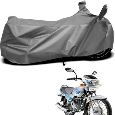 THE REAL ARV Waterproof Two Wheeler Cover for TVS(Victor GLX, Grey)