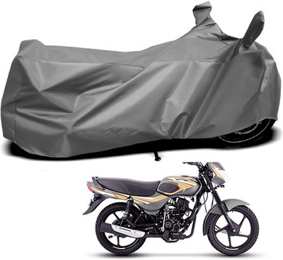 Gavya Waterproof Two Wheeler Cover for Bajaj(CT100, Grey)
