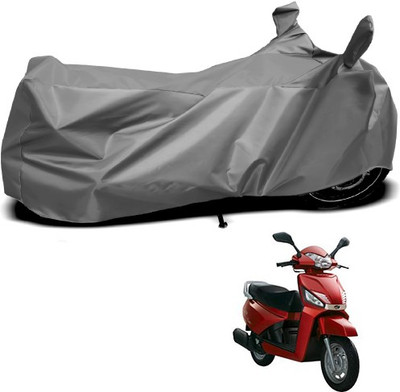 THE REAL ARV Waterproof Two Wheeler Cover for Mahindra(Gusto, Grey)