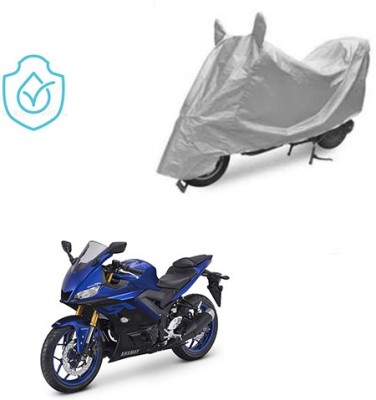 saanvi Two Wheeler Cover for Yamaha(YZF R25, Silver)