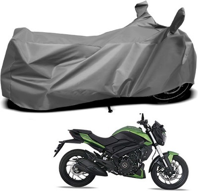 THE REAL ARV Waterproof Two Wheeler Cover for Bajaj(Dominar, Grey)