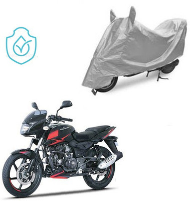 saanvi Two Wheeler Cover for Bajaj(Pulsar 180 DTS-i, Silver)