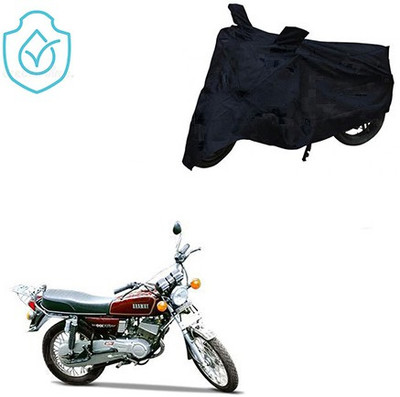 saanvi Two Wheeler Cover for Yamaha(RX 100, Black)