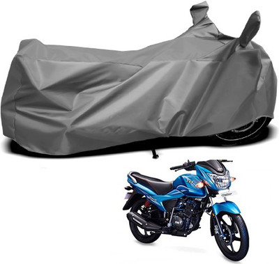 THE REAL ARV Waterproof Two Wheeler Cover for TVS(Victor New, Grey)