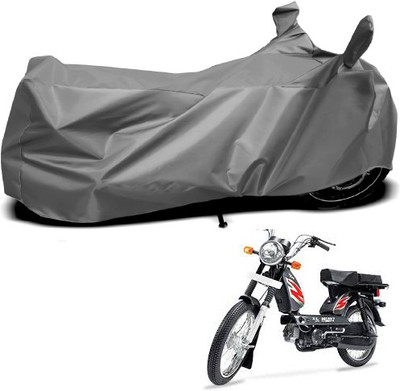 MMSSTAR Waterproof Two Wheeler Cover for TVS(Heavy Duty Super XL, Grey)
