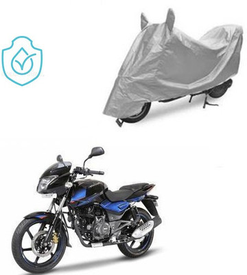 saanvi Two Wheeler Cover for Bajaj(Pulsar 150 DTS-i, Silver)