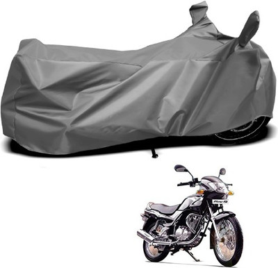 THE REAL ARV Waterproof Two Wheeler Cover for TVS(Fiero F2, Grey)