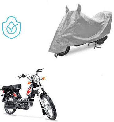saanvi Two Wheeler Cover for TVS(Heavy Duty Super XL, Silver)