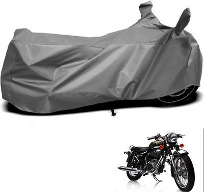 THE REAL ARV Waterproof Two Wheeler Cover for Royal Enfield(Continental GT, Grey)