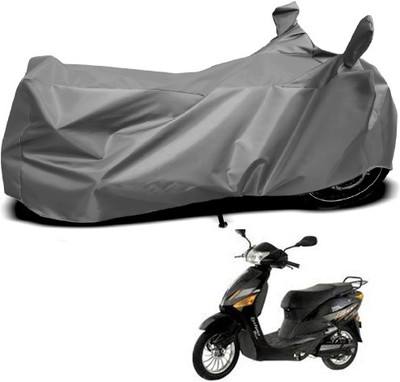 THE REAL ARV Waterproof Two Wheeler Cover for Hero(Electric Zippy, Grey)
