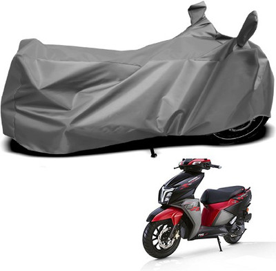 THE REAL ARV Waterproof Two Wheeler Cover for TVS(NTORQ, Grey)