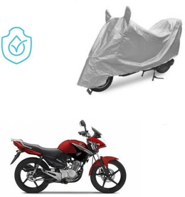 saanvi Two Wheeler Cover for Yamaha(YBR 125, Silver)