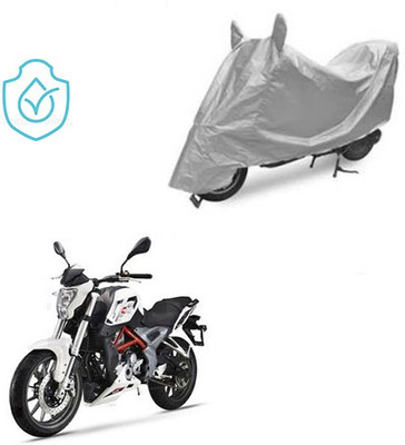 saanvi Two Wheeler Cover for DSK Benelli(TNT 25, Silver)