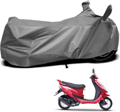 APNEK Waterproof Two Wheeler Cover for Mahindra(Kine, Grey)