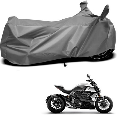 MMSSTAR Waterproof Two Wheeler Cover for Ducati(Diavel, Grey)