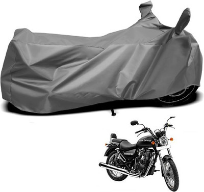 APNEK Waterproof Two Wheeler Cover for Royal Enfield(Electra Delux, Grey)