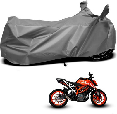 THE REAL ARV Waterproof Two Wheeler Cover for KTM(Duke 390, Grey)