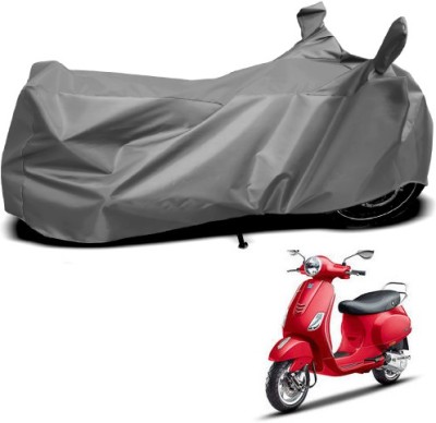 Gavya Waterproof Two Wheeler Cover for Piaggio(Vespa VXL, Grey)