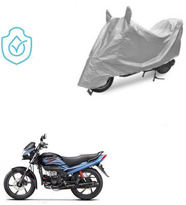 saanvi Two Wheeler Cover for Honda(Passion Pro, Silver)