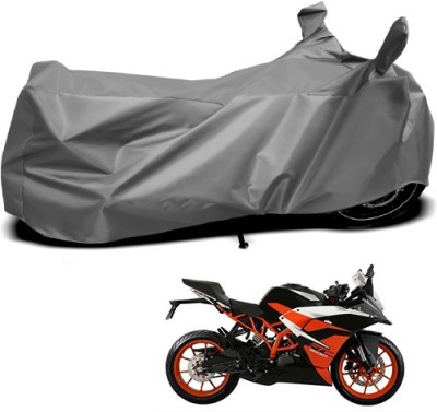 THE REAL ARV Waterproof Two Wheeler Cover for KTM(RC 390, Grey)