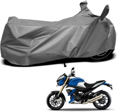 APNEK Waterproof Two Wheeler Cover for Mahindra(MOJO XT 300, Grey)