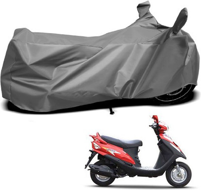 Gavya Waterproof Two Wheeler Cover for Mahindra(Flyte, Grey)