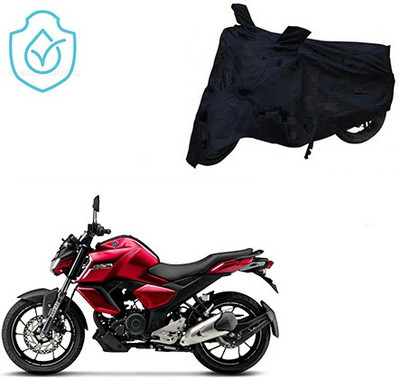 saanvi Two Wheeler Cover for Yamaha(FZ-S, Black)