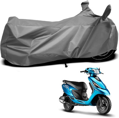 THE REAL ARV Waterproof Two Wheeler Cover for TVS(Zest, Grey)