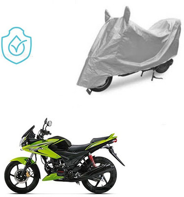 saanvi Two Wheeler Cover for Honda(CBF, Silver)